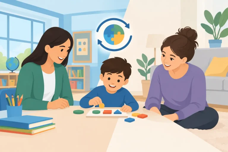 In-School and At-Home ABA Therapy Working Together